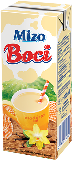 Mizo Boci ochutené mlieko vanilka 200ml
